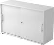 Schiebetürenschrank 1200x400x748 Weiss/Weiss Produktbild