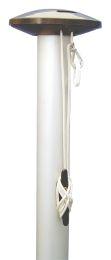 Aluminium-Fahnenmast zyl.zweiteilig D60/75 mm HüB 6,8 m, HA Alu-Bodenhülse Produktbild img2 L