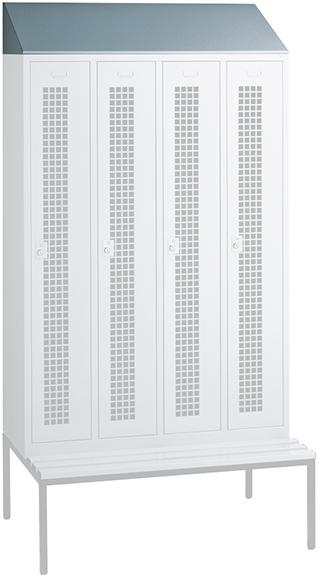 Schrägdachaufsatz H230mm für Serie Classic für 3-Teiler Abteilbreite 300 mm Produktbild img2 L