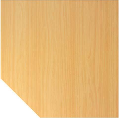 Trapezplatte mit Stützfuß, Schreibtisch-Serie O Produktbild img3 L