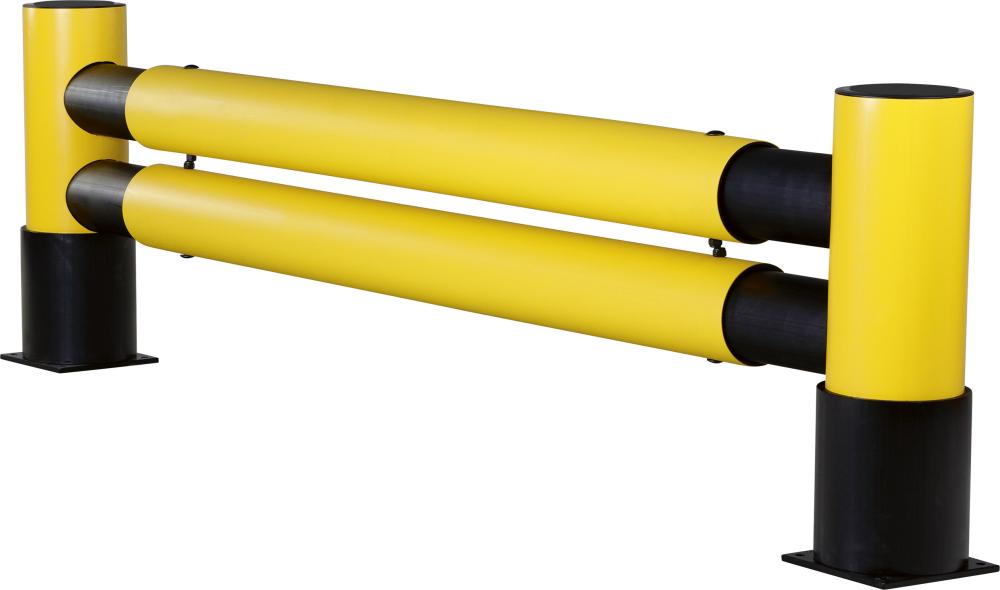Regalanfahrschutz Golf H500xL2500 mm 2-zeilig gelb/schwarz Produktbild img2 L