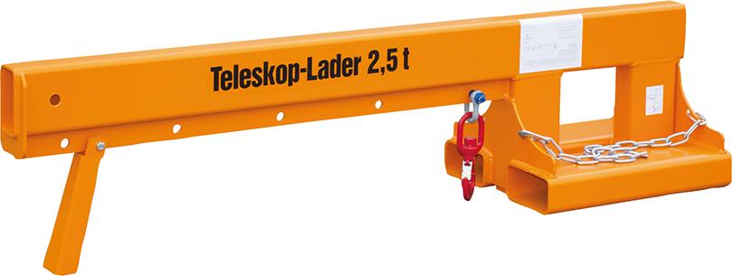 Teleskop-Lader KT-K 2,5 lackiert, Gelborange 2000x490x480mm Produktbild img2 L