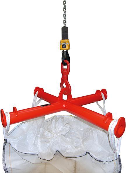 Traverse für Big-Bags TBB lackiert Feuerrot Produktbild img2 L