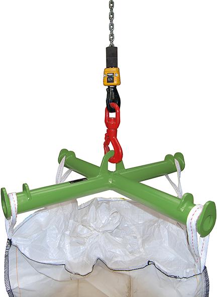 Traverse für Big-Bags TBB lackiert Resedagrün Produktbild img2 L