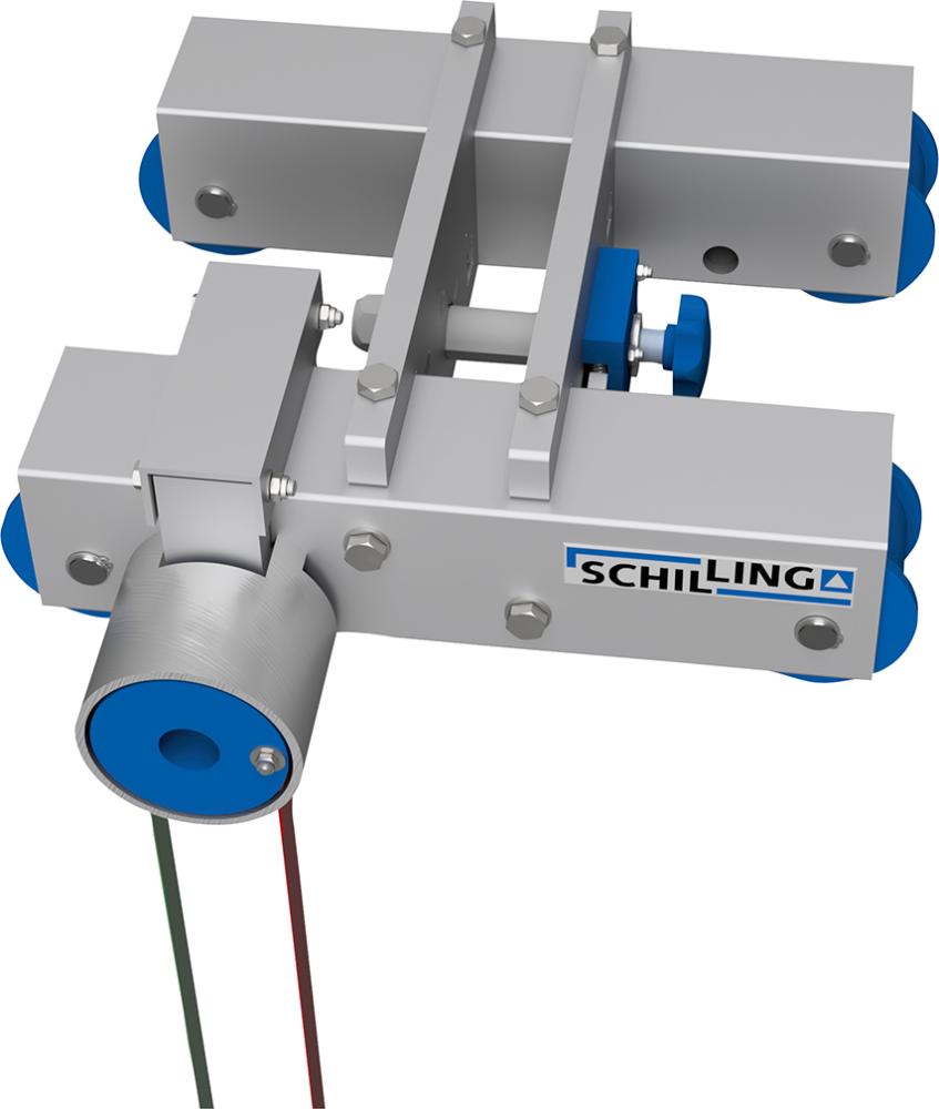 SCHILLING Aluportalkran fahrbar Höhe 2138-2488mm 2000kg TL 4000mm Alu-Doppel-Träger Produktbild img6 L