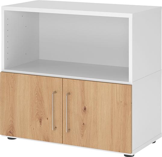 Regal FlexWall 2 OH mit Stellfüßen, Türen Produktbild img3 L