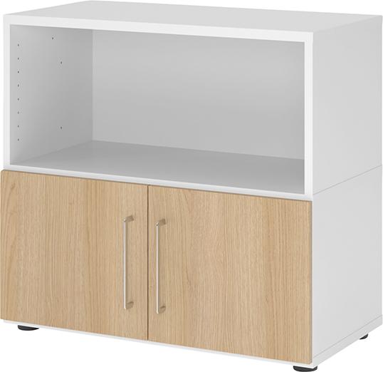 Regal FlexWall 2 OH mit Stellfüßen, Türen Produktbild img6 L