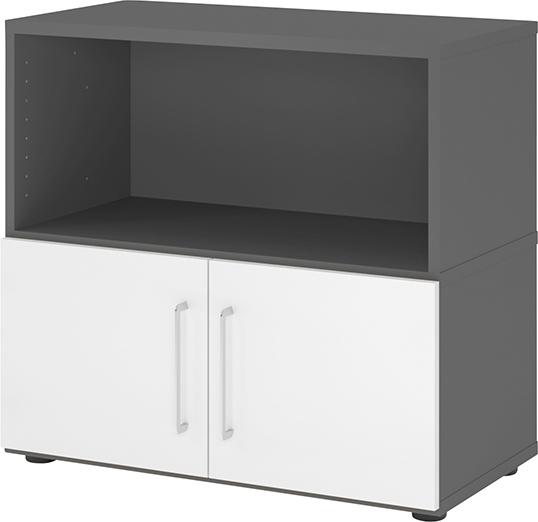 Regal FlexWall 2 OH mit Stellfüßen, Türen Produktbild img2 L