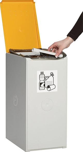 Deckel gelb für Kunststoffcontainer 40 l Produktbild img2 L