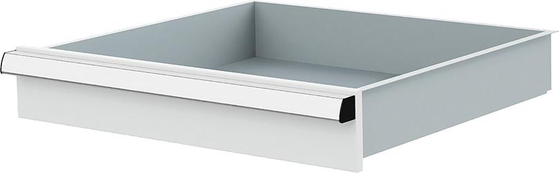 Schublade einzeln, Front RAL 7035, Baukastensystem Produktbild img3 L