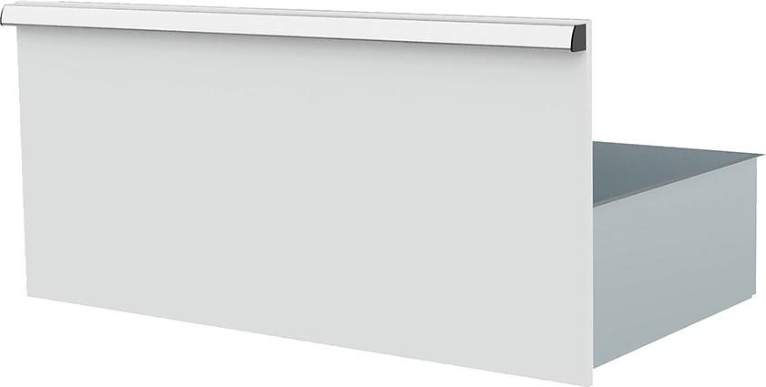 Schublade einzeln, Front RAL 7035, Baukastensystem Produktbild img30 L