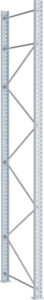 Palettenregalrahmen mit Rohrstreben Fachwerk Produktbild img2 L