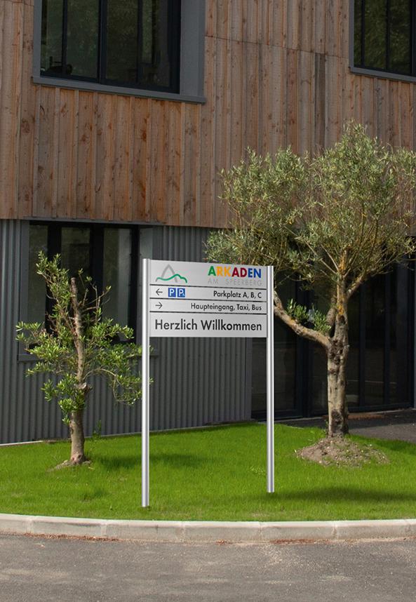 Hohlkammerprofil Berlin B B1200xH200 mm aluminium silber eloxiert Produktbild img2 L