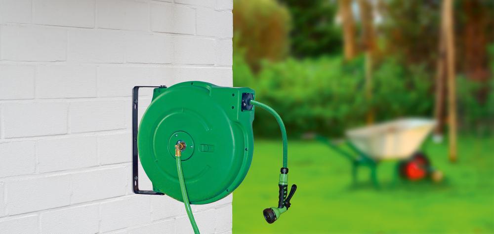 Schlauchaufroller 20 m Schlauch D 12 mm 1/2 Anschluss, 10 bar Wasser 60°C Produktbild img3 L