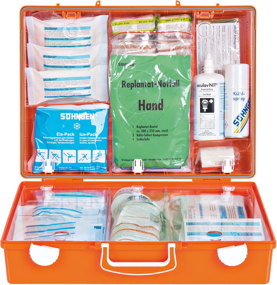 ErsteHilfe-Koffer MT-CD Holzbearbeitung, orange Produktbild img4 L