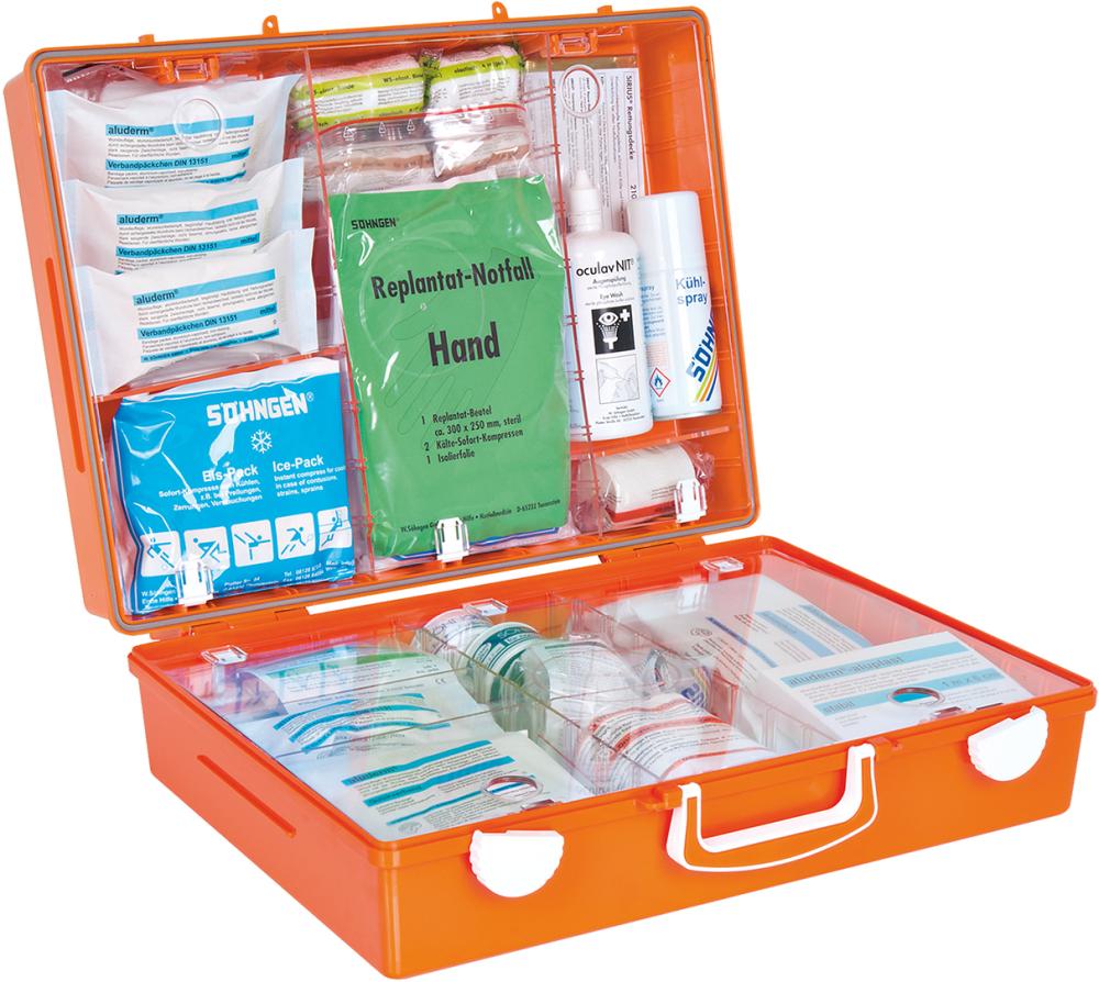 ErsteHilfe-Koffer MT-CD Holzbearbeitung, orange Produktbild img5 L