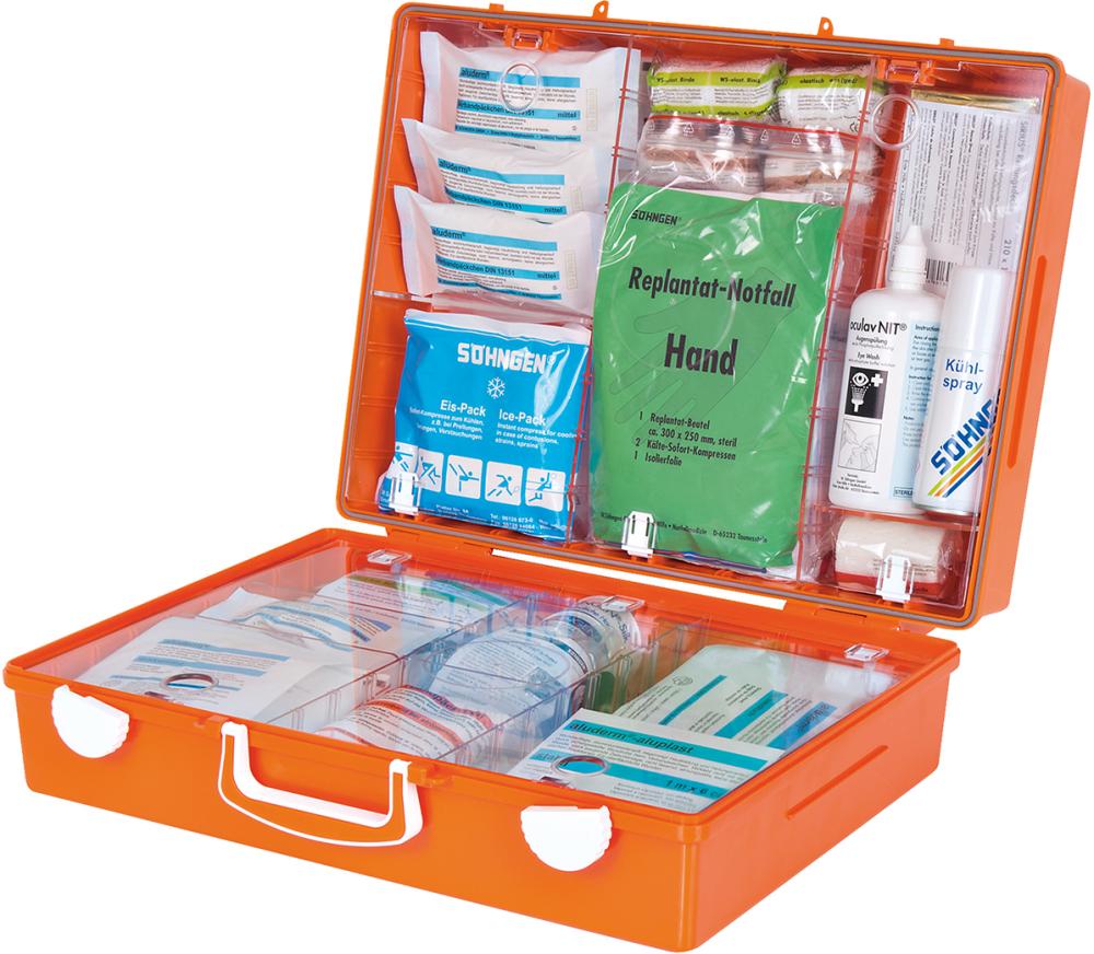ErsteHilfe-Koffer MT-CD Holzbearbeitung, orange Produktbild img6 L