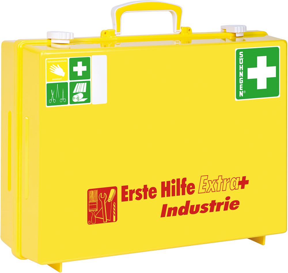 Erste-Hilfe-Koffer Extra+Industrie, DIN 13157,gelb Produktbild img2 L