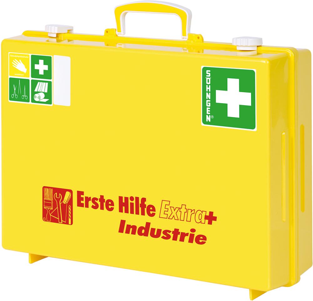 Erste-Hilfe-Koffer Extra+Industrie, DIN 13157,gelb Produktbild img3 L