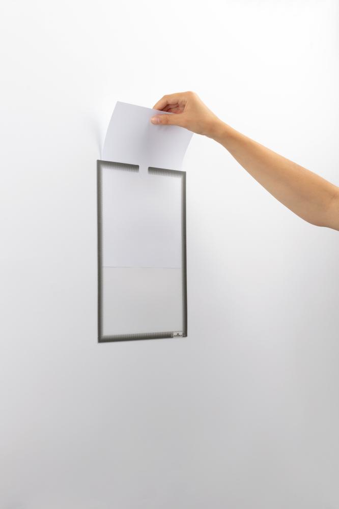 Sichthülle selbstklebend A4 VE5 St. Anthr./grau Produktbild img2 L