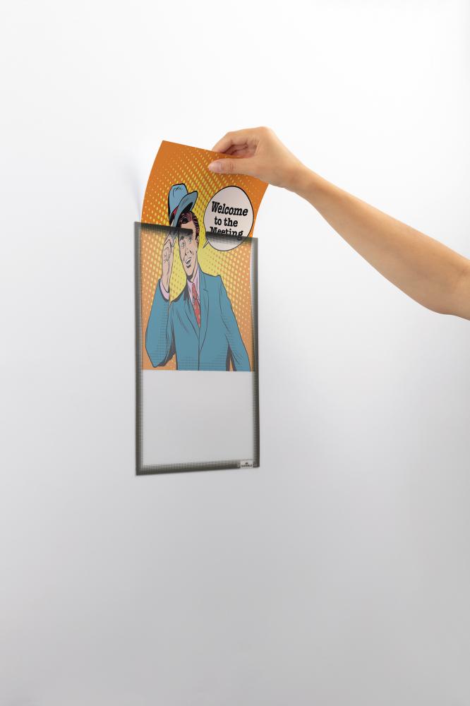 Sichthülle selbstklebend A4 VE5 St. Anthr./grau Produktbild img4 L