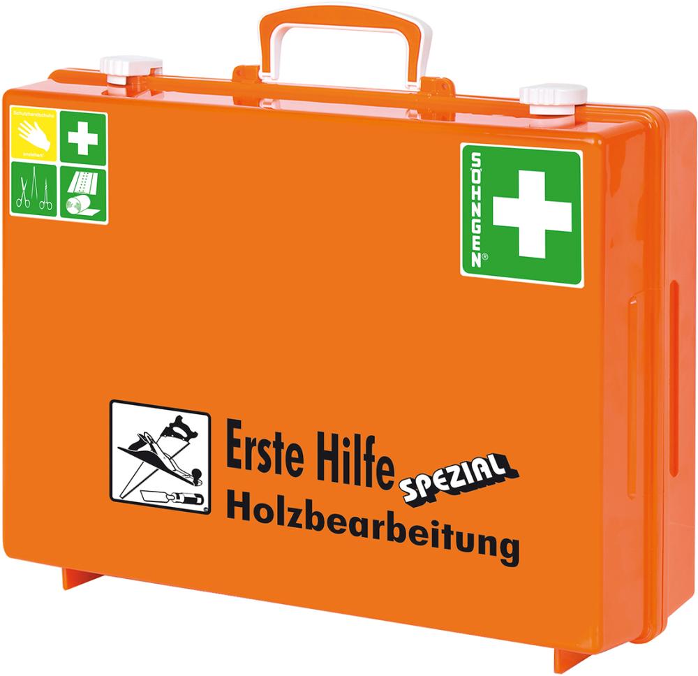 ErsteHilfe-Koffer MT-CD Holzbearbeitung, orange Produktbild img2 L