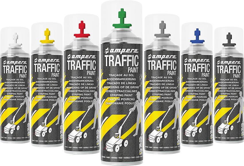 Bodenmarkierspray Traffic Paint 500ml weiß Produktbild img2 L