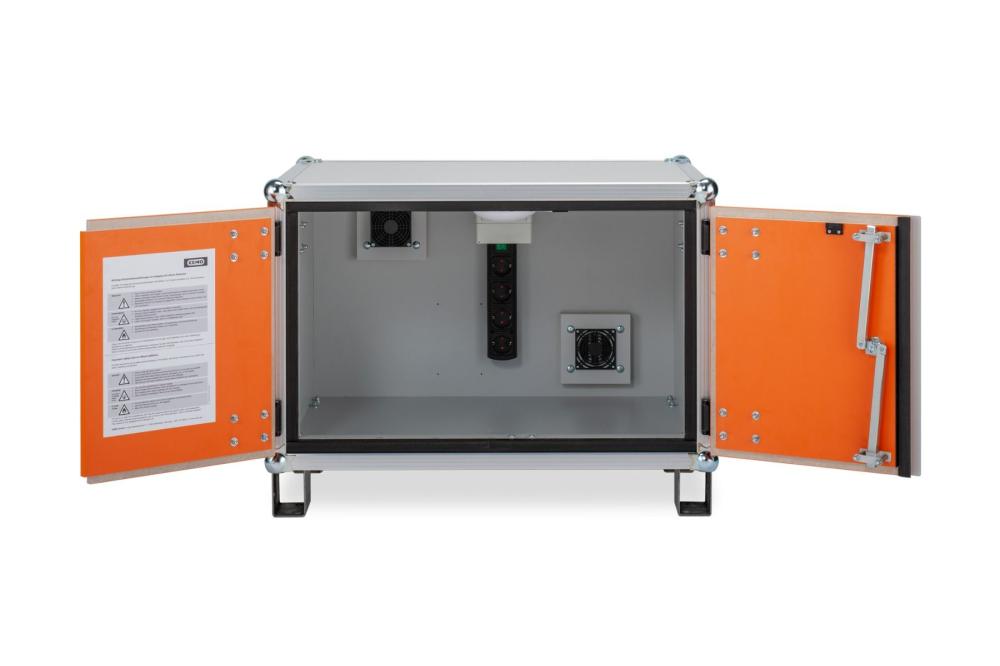 Akku-Ladeschrank Basic 8/5 mit Stapelfüßen 1-phasig Produktbild img2 L