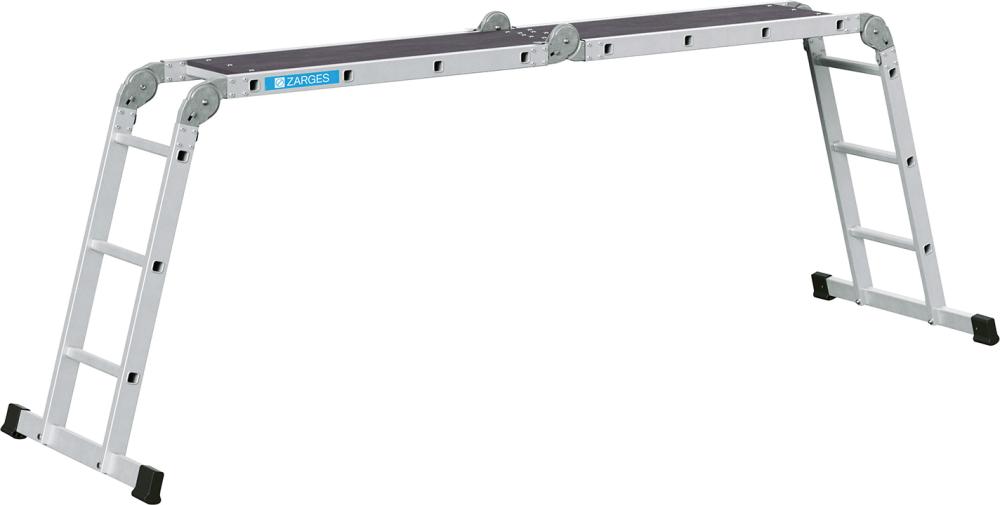 Vielzweckleiter Multitec M 4-teilig, 2x3/2x4Sprossen Produktbild img2 L