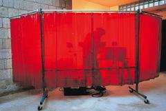 TransFlex PVC-Schweißerschutzwand, (T40), fahrbar Produktbild img2 L