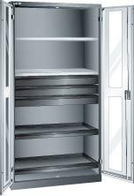 Flügeltürschrank, mit 2 Verstellböden, 3 Schubladen, 2 Auszugböden Produktbild img2 L