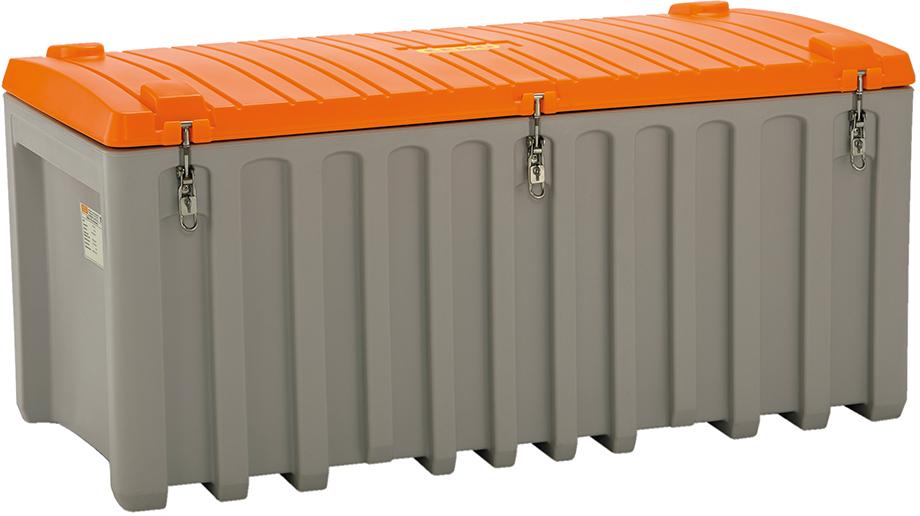 Werkzeugbox CEMbox 750 l B1700xT840xH800 mm grau/orange mit Seitentür Produktbild img2 L