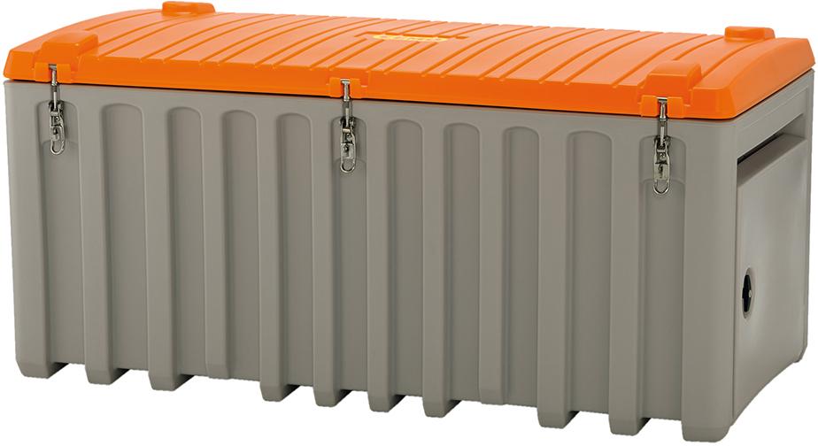 Werkzeugbox CEMbox 750 l B1700xT840xH800 mm grau/orange mit Seitentür Produktbild img3 L