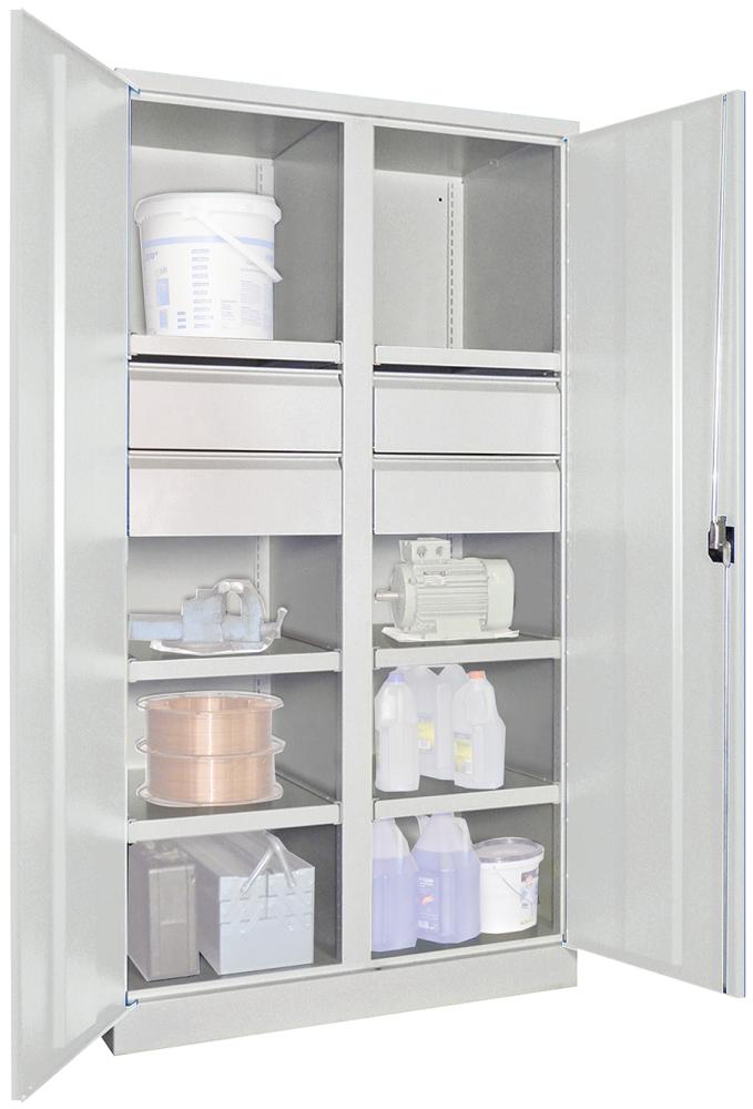 Schwerlastschrank, mit Trennwand, Bodentraglast 200 kg Produktbild img7 L