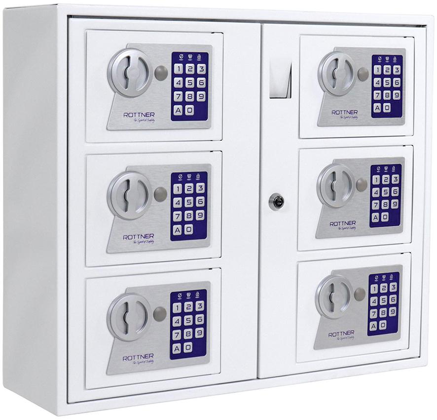 T05380 Keysystem 6 EL Elektronikschloss Weiss Produktbild img2 L