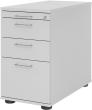 Standcontainer, 2 Schübe, 1 Hängeregistratur, BS Metall-Griffe Produktbild img2 S