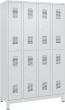 Garderobenschrank FORMAT, Typ BASIC, doppelstöckig, mit Füßen Produktbild img5 S
