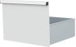 Schublade einzeln, Front RAL 7035, Baukastensystem Produktbild img10 S