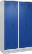 C+P Schwarz-Weiß-Spind Evolo PLUS Sockel B1200xT500xH1950mm 4 Abteile RAL7035/5010 Produktbild img2 S