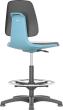 Bimos Arbeitsstuhl Labsit 3, PU blau Sitzhöhe 520-770 mm Produktbild img2 S