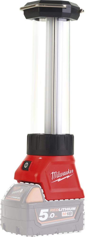 Akku-Lampe solo M18 LL-0 Milwaukee ohne Akku ohne Ladegerät Karton Produktbild img1 L