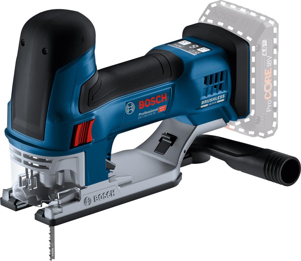 Akku-Stichsäge solo GST 18V-155 SC Bosch ohne Akku ohne Ladegerät L-Boxx Produktbild img1 L
