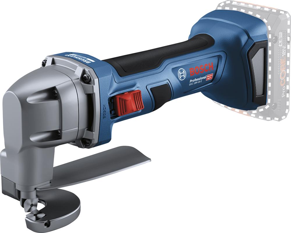 Akku-Schere solo GSC 18V-16 E Bosch ohne Akku ohne Ladegerät Karton Produktbild img1 L