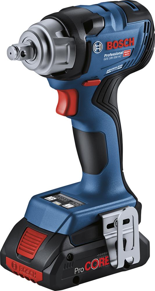 Akku-Schlagschrauber GDS 18V-330 HC+CoMo Bosch 2x18,0 V 4,0 Ah ProCore LadegerätGAL18V-40 L-Boxx Produktbild img1 L