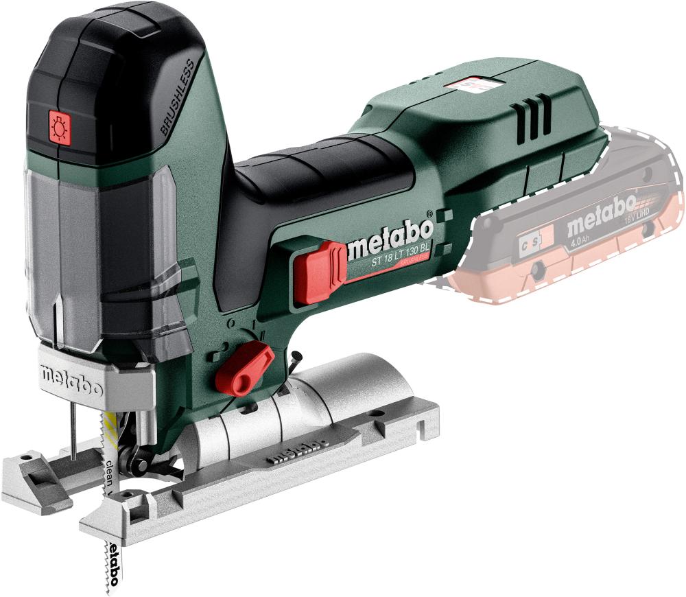 Akku-Stichsaege ST 18 LT 130 BL SE Metabo ohne Akku Ladegerät metaBOX Produktbild img1 L