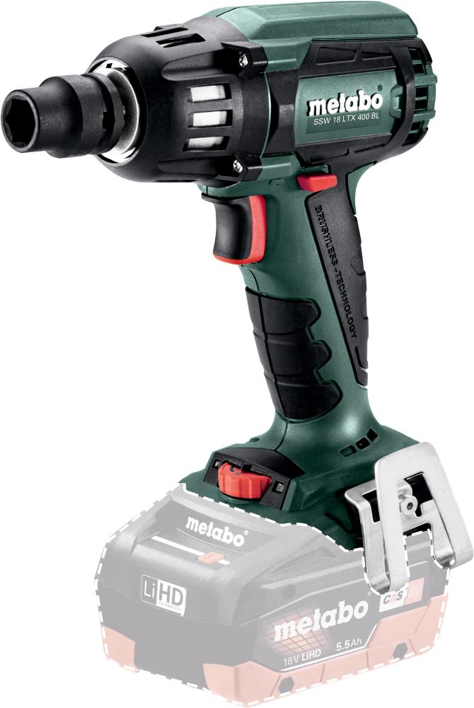 Akku-Schlagschrauber SSW18 LTX400 BL SE Metabo ohne Akku Ladegerät metaBOX Produktbild img1 L
