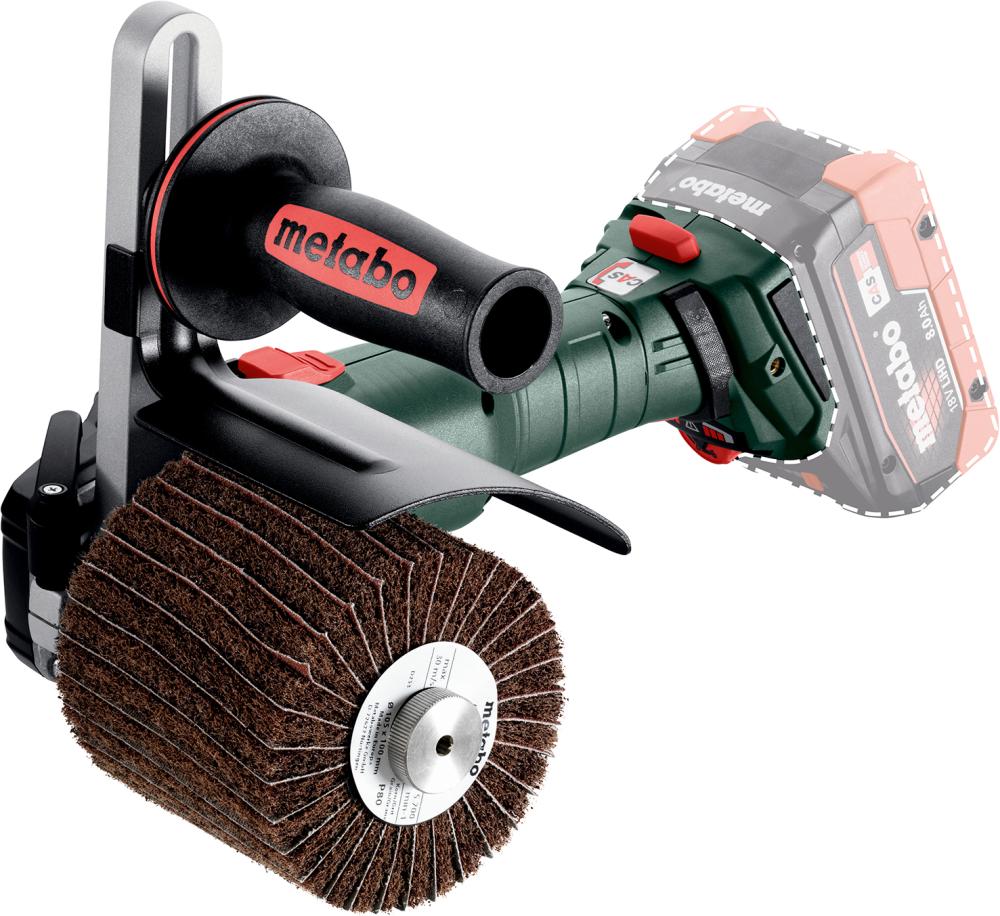 Akku-Satiniermaschine solo SVB 18 LTX BL 200 Metabo ohne Akku Ladegerät metaBOX Produktbild img1 L