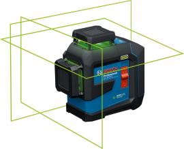 Kreuzlinienlaser GLL 80-33 G, Akku 3,0 Ah