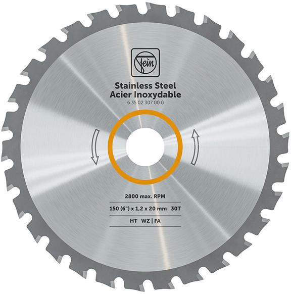 Sägeblatt Inox D=150mm Produktbild img3 L