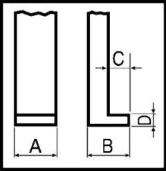 Abzughaken-Paar für Abzieher Universal Größe 3-400 - 400mm KUKKO Produktbild img2 L